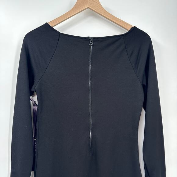 NWT Hale Bob Floria Long Sleeve Sheath Dress Boat Neck Paisley Print Size M - Picture 5 of 11